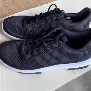 Adidas black tennis shoes size 9